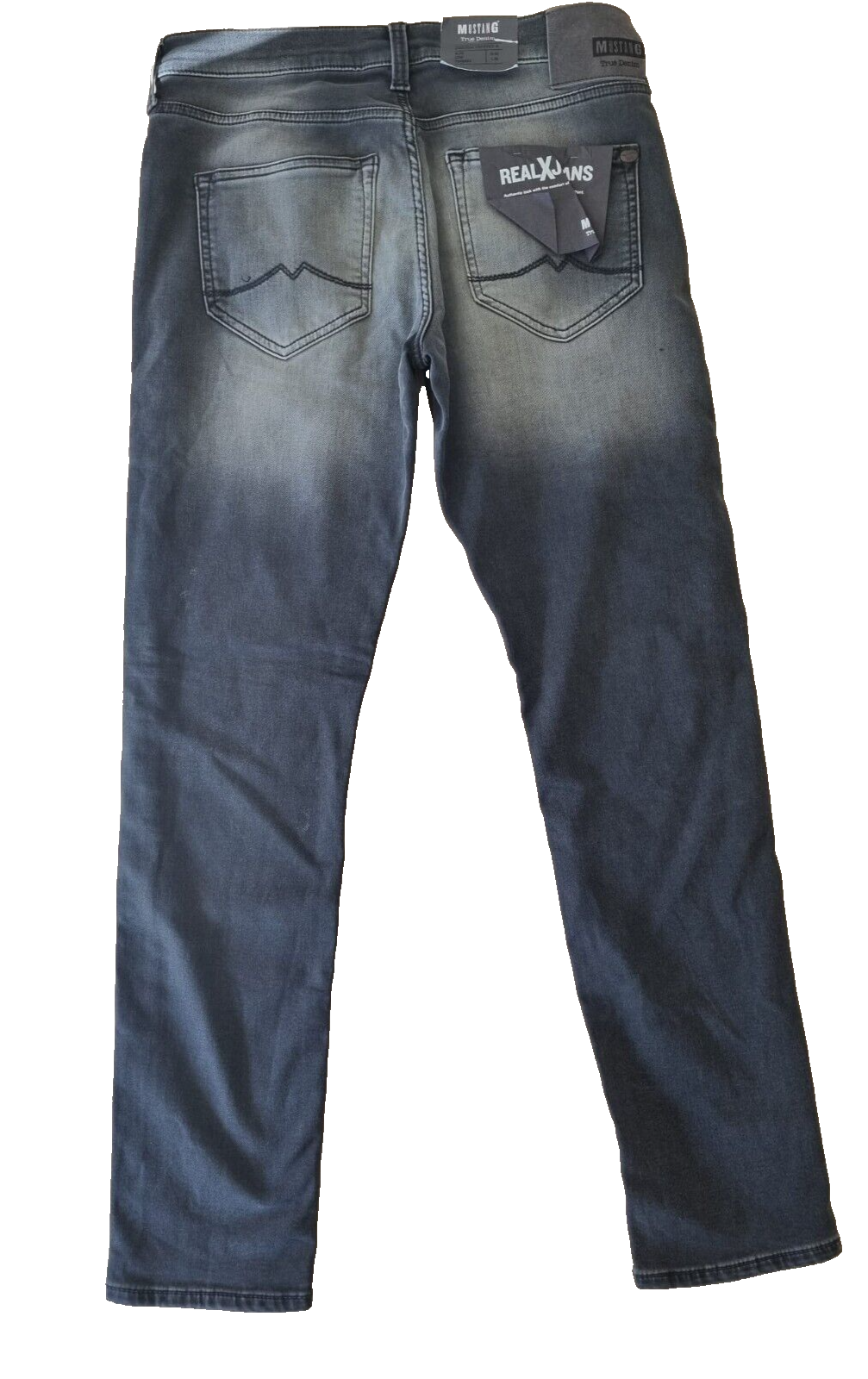 MUSTANG Herren Jeans Oregon Tapered K W32 L32 Grau | Slim-Fit, Niedrige Waist E6