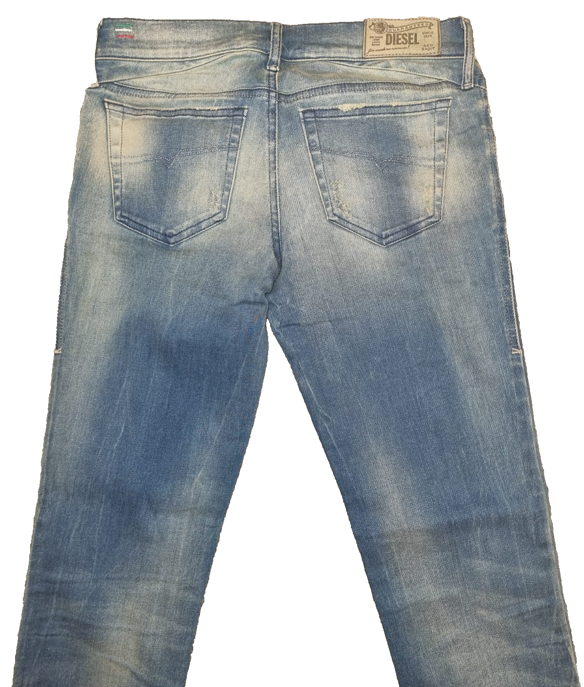 DIESEL Damen Jeans Getlegg W28 L32 Blau Slim Skinny Low Waist 00CSDN 0821U M6