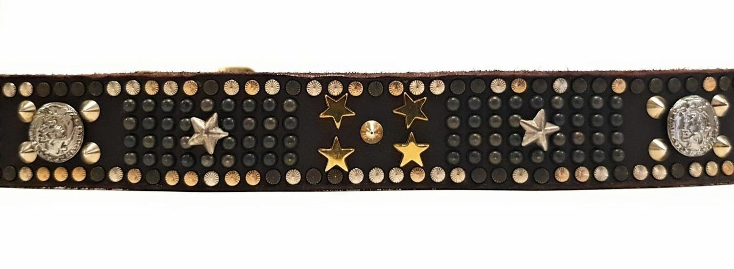 DIESEL BEGELY Damen Ledergürtel 95 cm Braun 31 mm Echtleder 00SLBE0PAJE