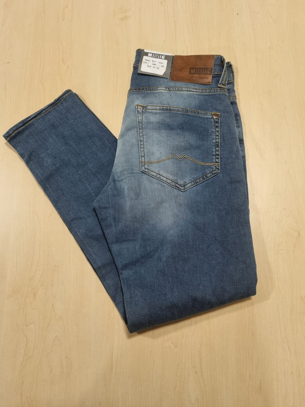 Mustang Herren Jeans Oregon Tapered K W31 L30 - Slim Low Tapered 1001902 5000 D4