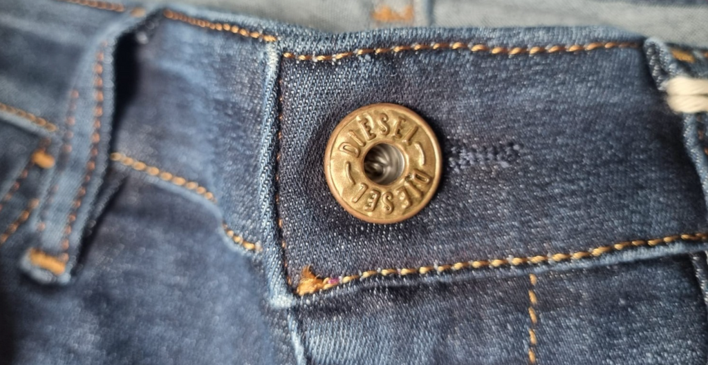 DIESEL Damen Jeans Skinzee-Low W30 L34 | Super Slim Skinny | Blau Stretch