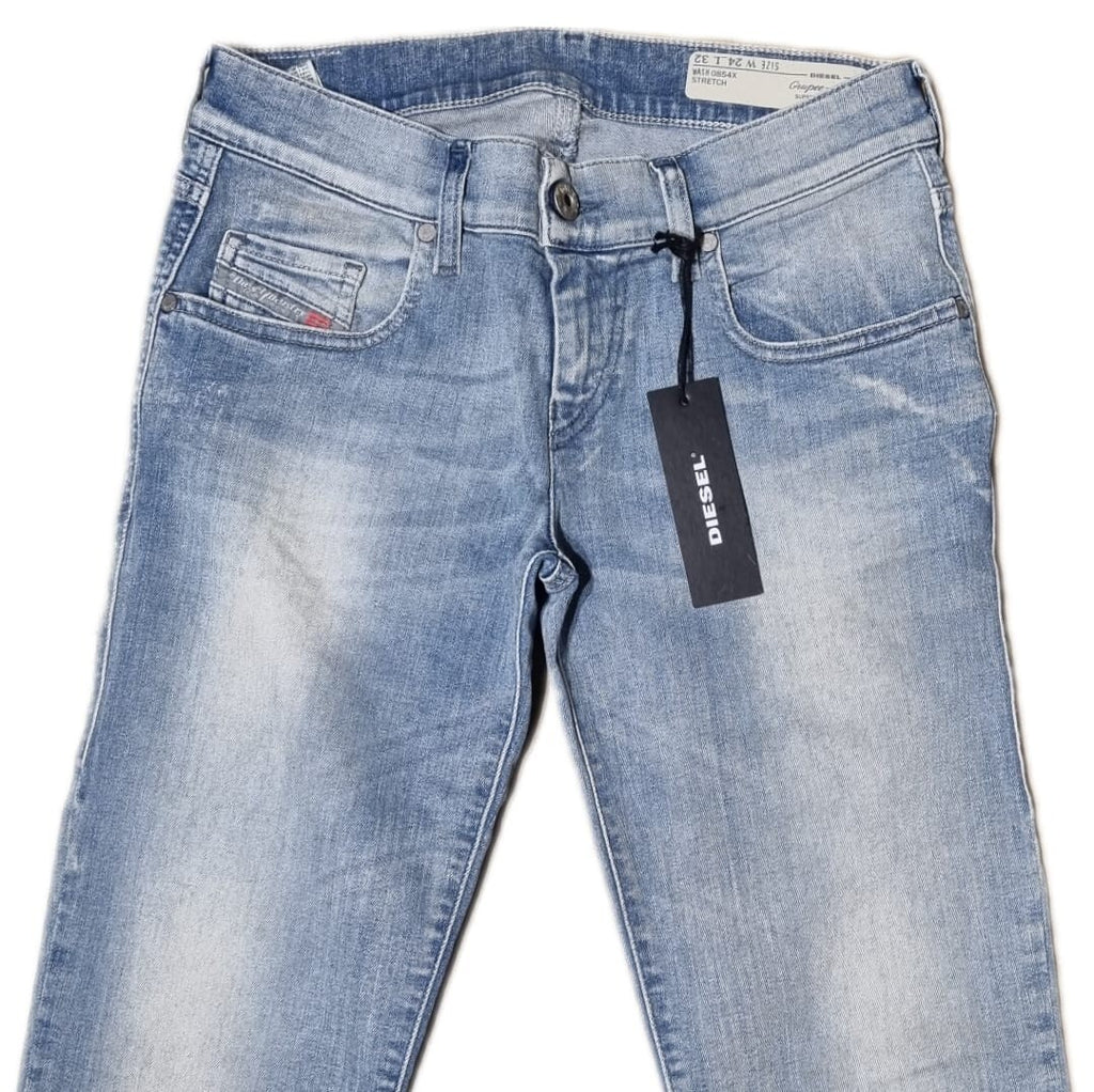 DIESEL Damen Jeans Grupee-Ankle Super Slim Skinny / Low Waist W24 L32 Blau BR1D1