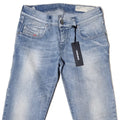 DIESEL Damen Jeans Grupee-Ankle Super Slim Skinny / Low Waist W24 L32 Blau BR1D1