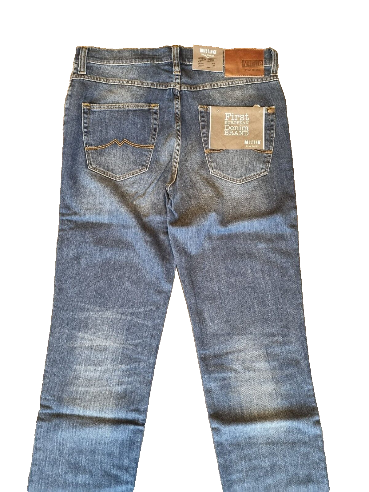 MUSTANG Herren Jeans Tramper Tapered Blau Slim Fit Medium Rise W32 W33 W38