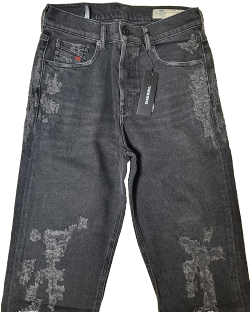DIESEL Damen Jeans Aryel 00SHG8 085AJ | Regular Straight | Grau | W26 L34