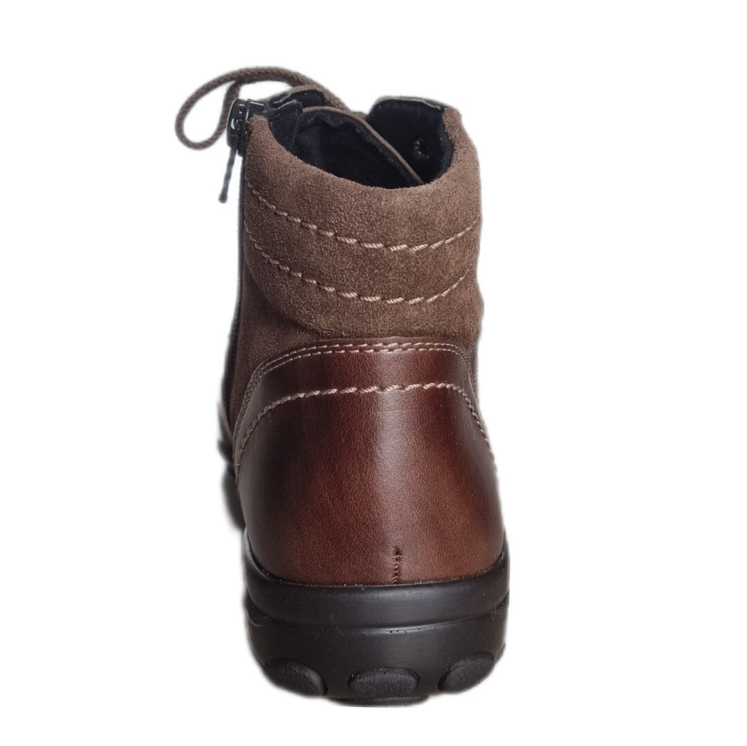 SEMLER Damen Sneaker KATJA-St Women Schuhe Sneakers Leder Nappa Kalbvelour Taupe