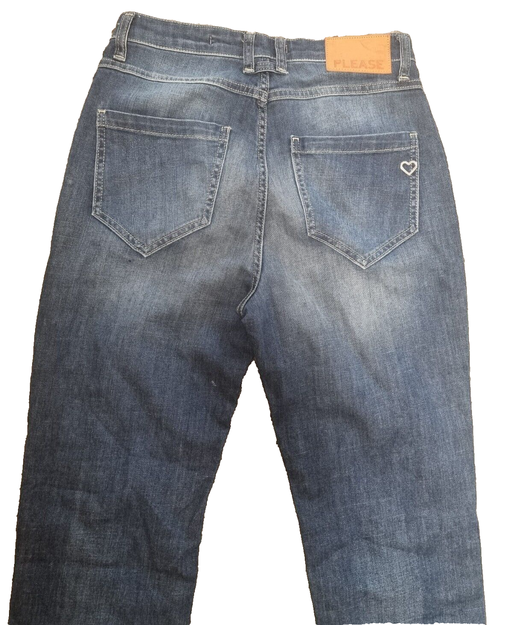 Please Damen Jeans PON1BQ2E25 Größe S Blau – Slim Fit, Baumwolle