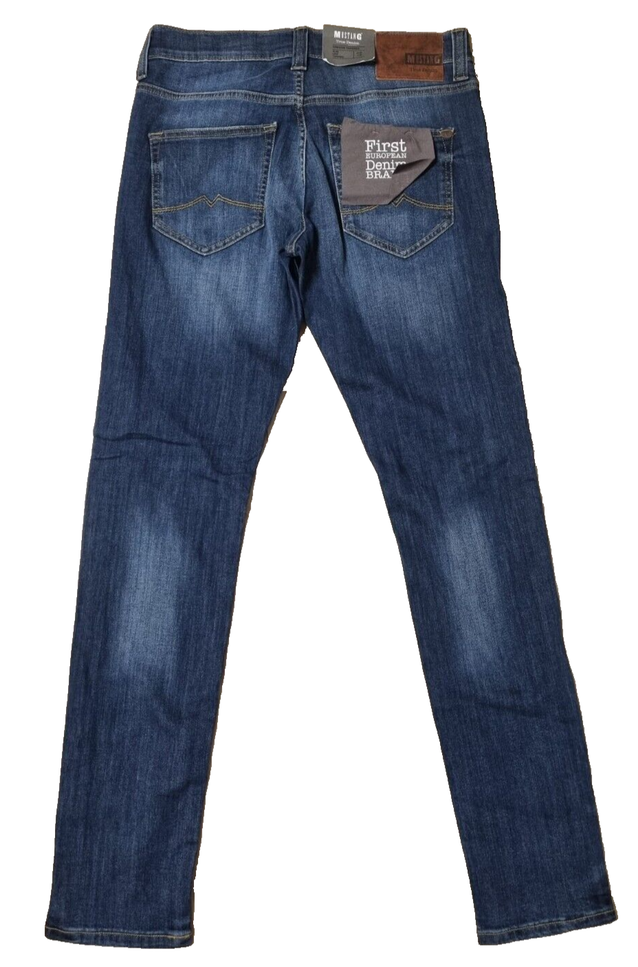 MUSTANG Herren Jeans Oregon Tapered Blau | Slim Low Tapered | W30 L34 BR1C1