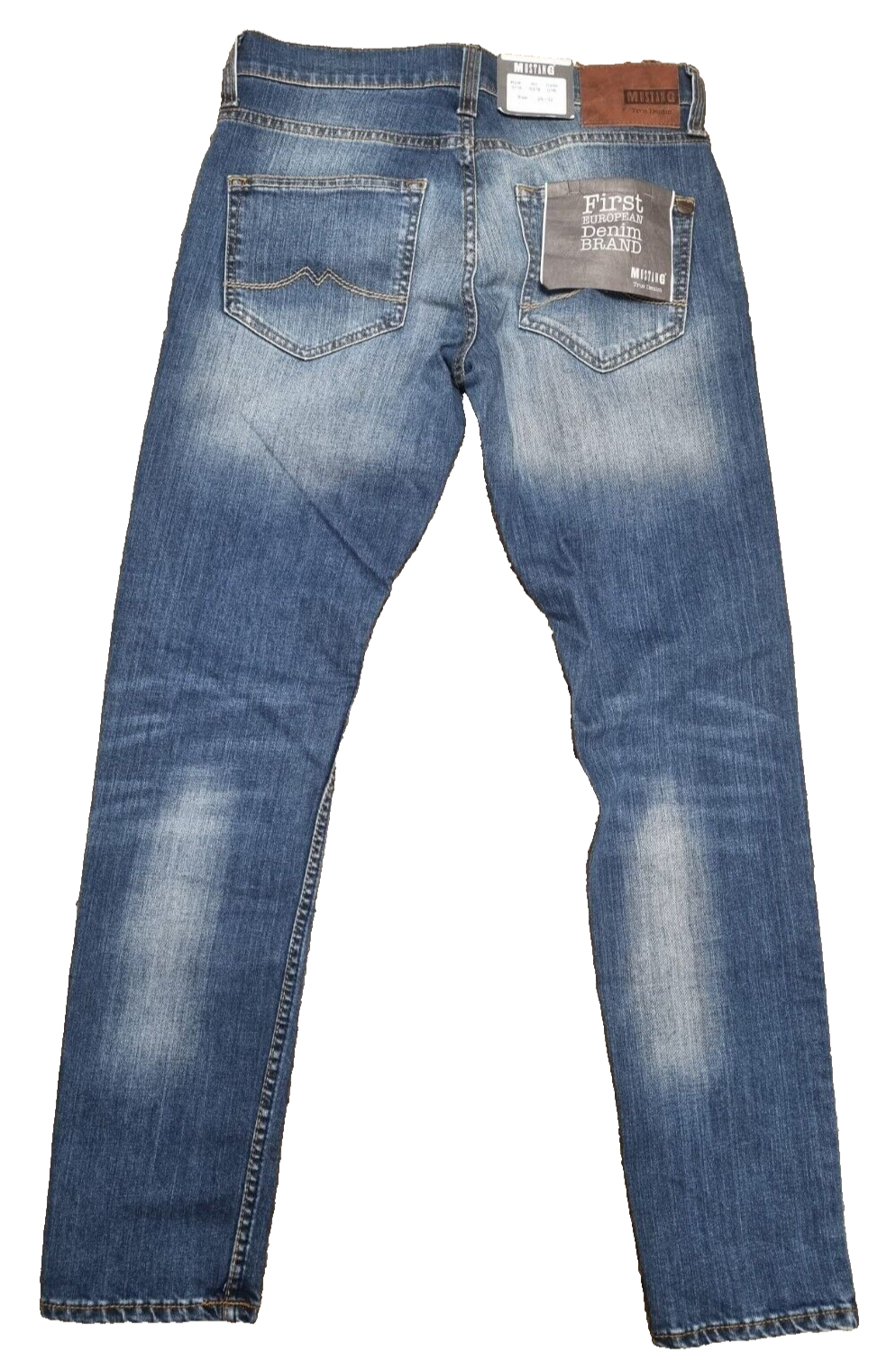 MUSTANG Herren Jeans Oregon Tapered W29 L32 Blau | Slim Low Tapered BR1C3