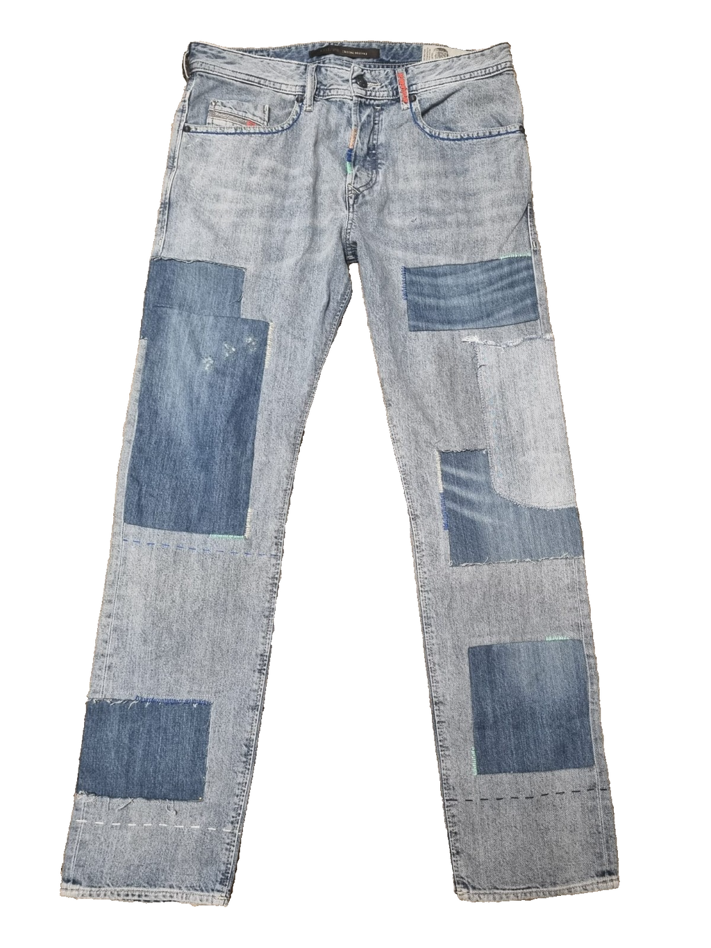 DIESEL Herren Jeans BUSTER W30 L30 Regular Slim Tapered Limited Edition Blau K4