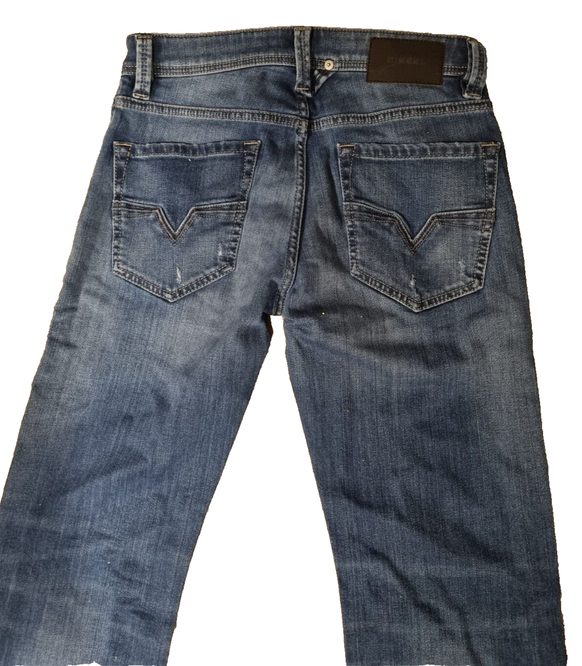 DIESEL Herren Jeans Larkee Regular Straight W28 L30 Blau 084QQ Denim Hose SLR4B1