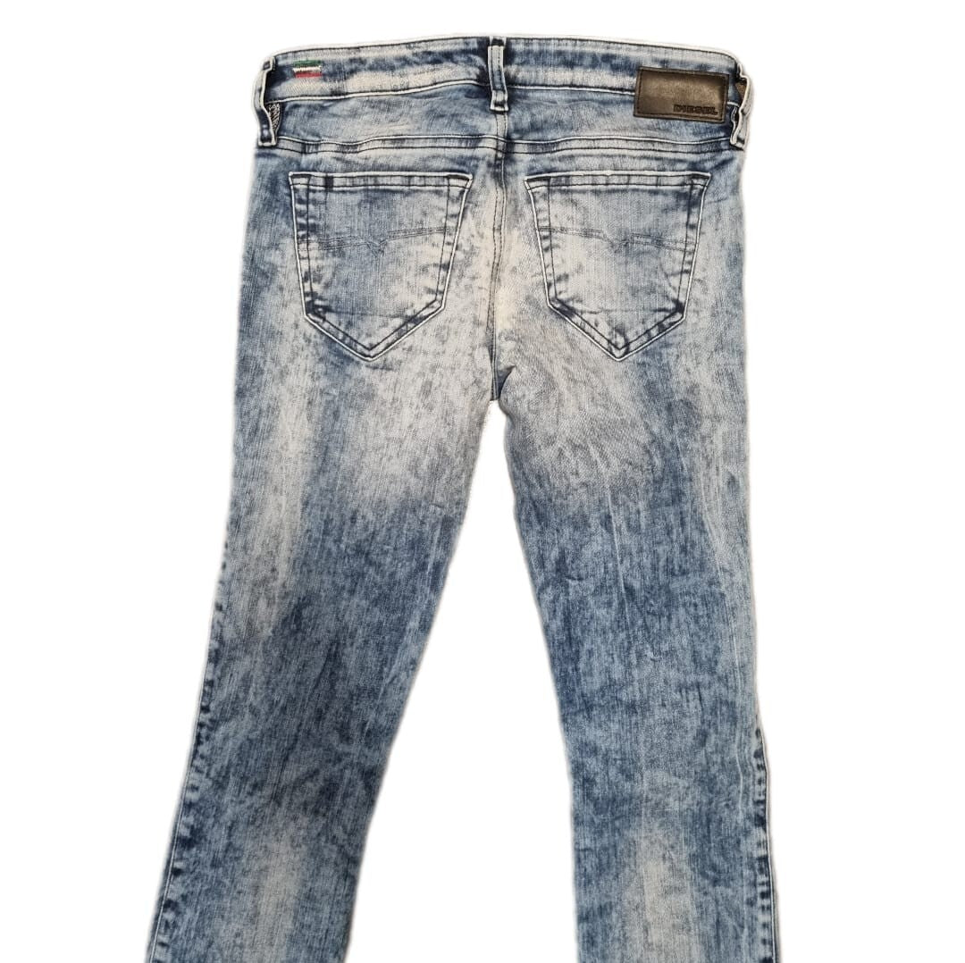 DIESEL Damen Jeans Skinzee-Low W25 L30 Made in Italy Super Slim SONDERPREIS BR1D