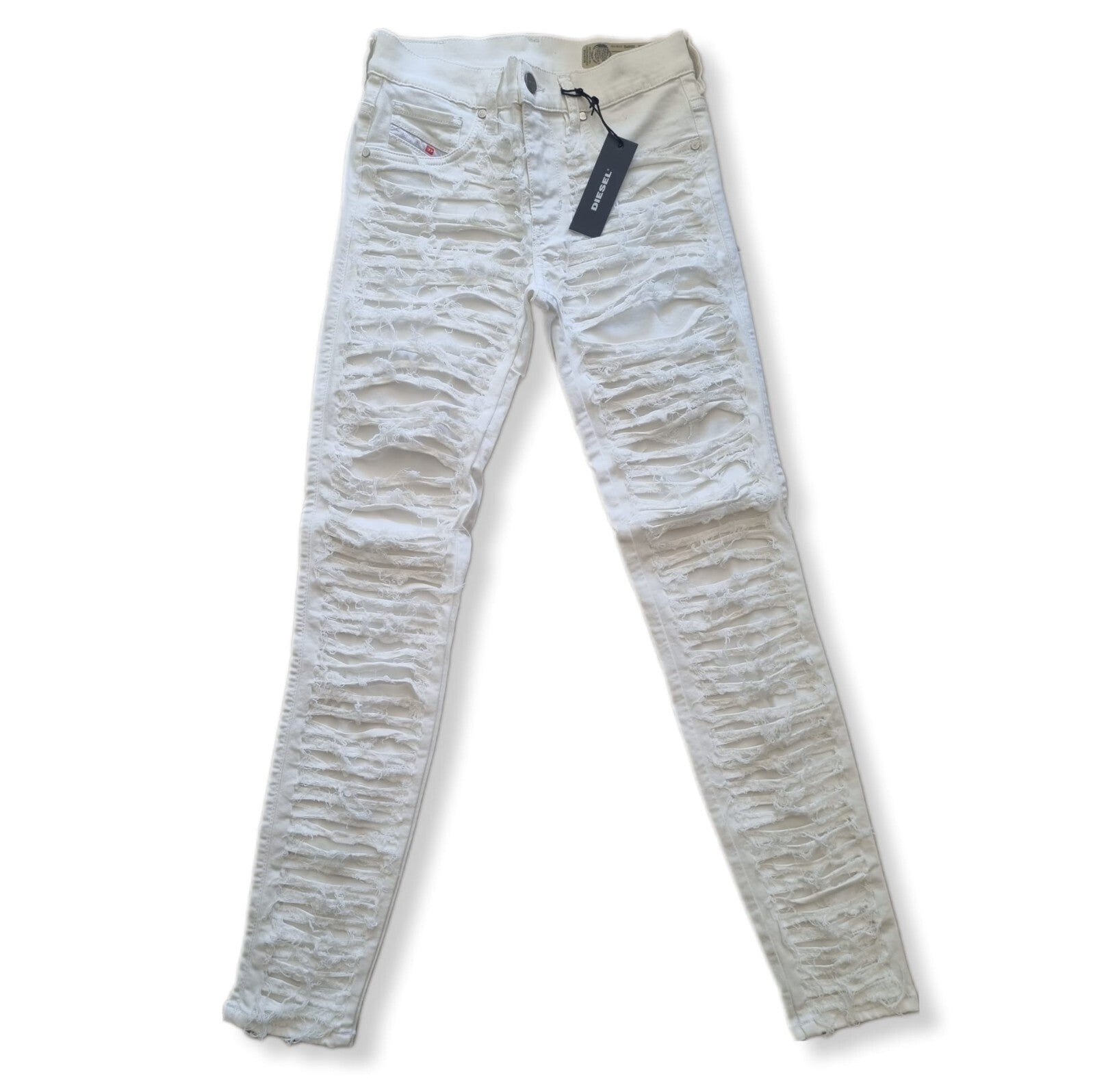 DIESEL Damen Jeans DHARY W25 L32 SUPER SLIM-SKINNY REGULAR WAIST