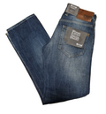 Mustang Herren Jeans Oregon Straight Slim Fit W28 L32 Blau Stretch Denim D3