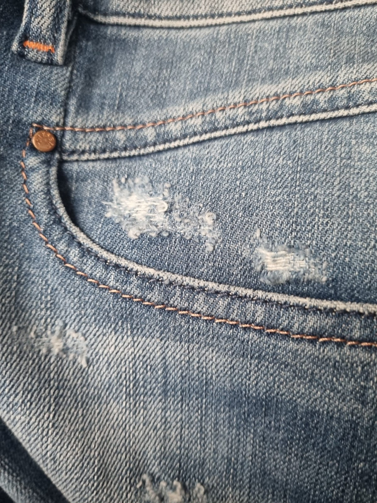 DIESEL Damen Jeans Belthy-Ankle W27 L32 Blau 00SUKI 084GQ Slim Straight