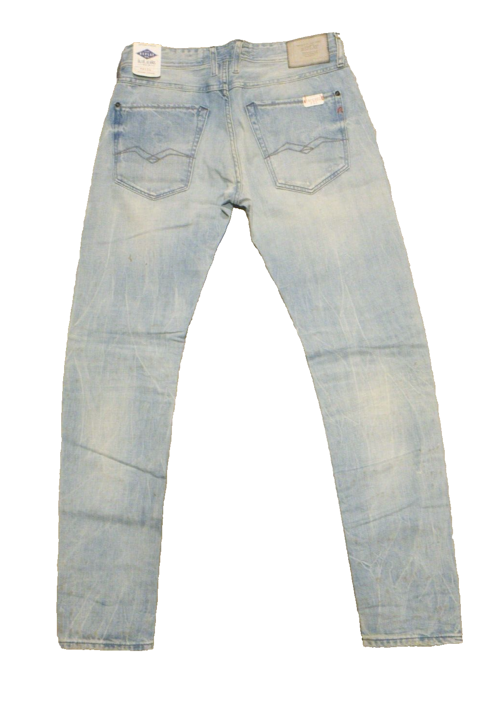 Replay Herren Jeans MASIG MA919 Hellblau W28/L32 , 100% Baumwolle T2-5