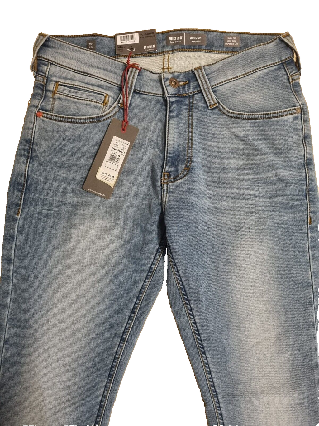 MUSTANG Oregon Tapered K Herren Jeans | Slim Low Tapered | W31 L32 Jeanshose E5