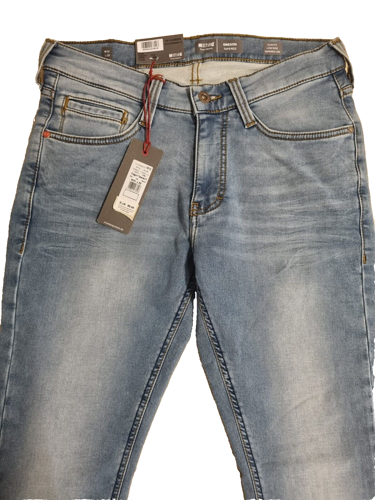 MUSTANG Oregon Tapered K Herren Jeans | Slim Low Tapered | W31 L32 Jeanshose E5