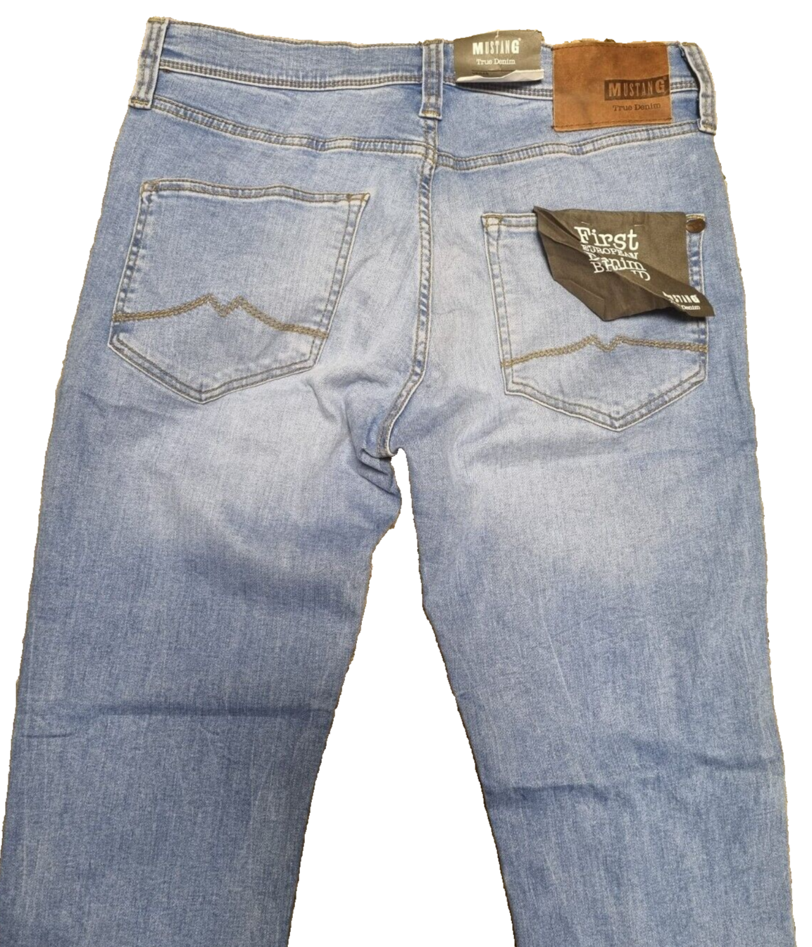 MUSTANG Herren Jeans Denim Hose Vegas Slim Fit Blau W32 L30 BR1C3