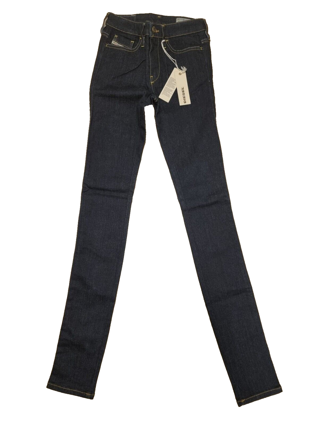 🔥 DIESEL Damen Jeans Skinzee 0813C W25 L32 Super Slim Skinny Regular Waist E8