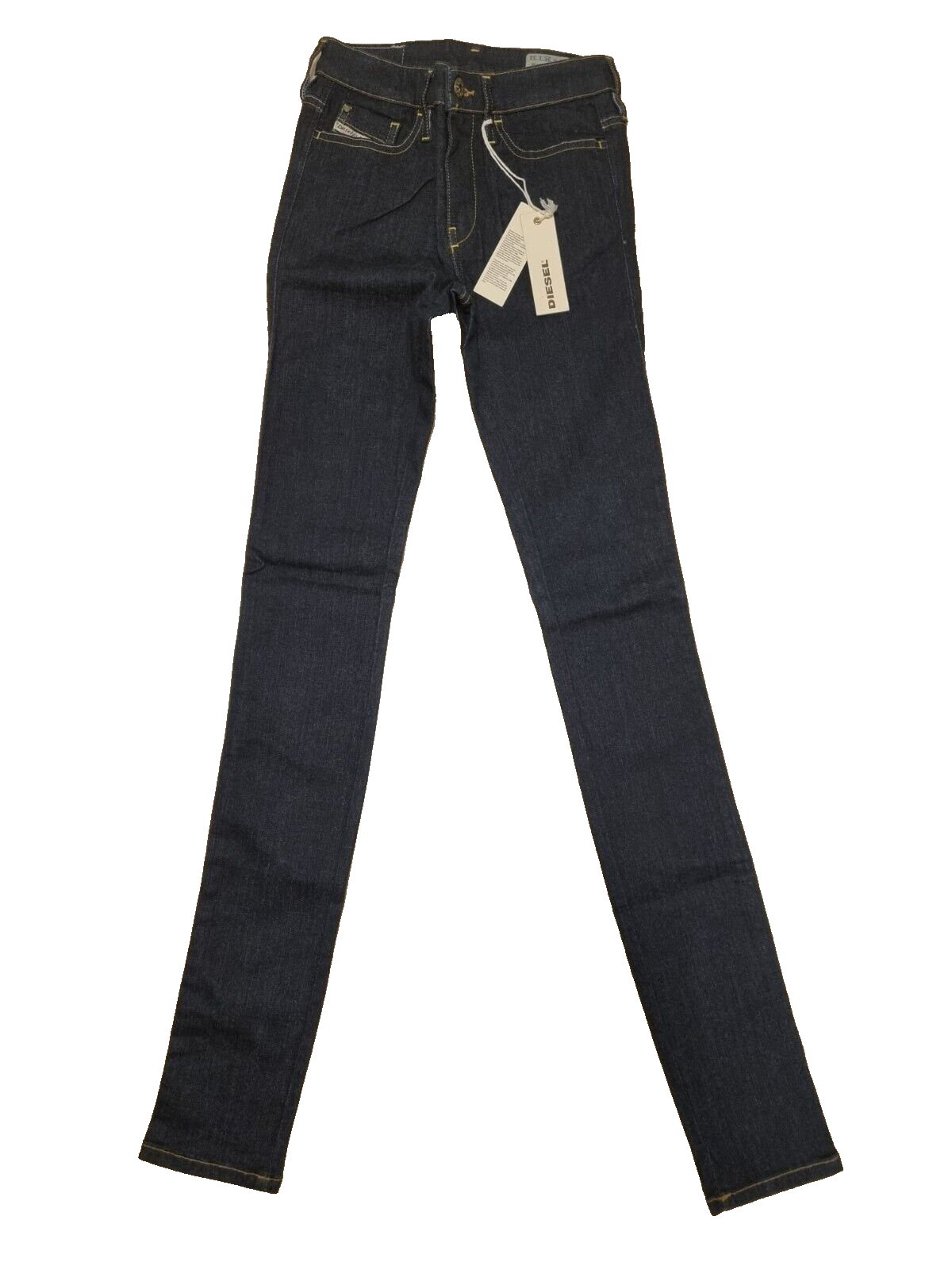 🔥 DIESEL Damen Jeans Skinzee 0813C W25 L32 Super Slim Skinny Regular Waist E8