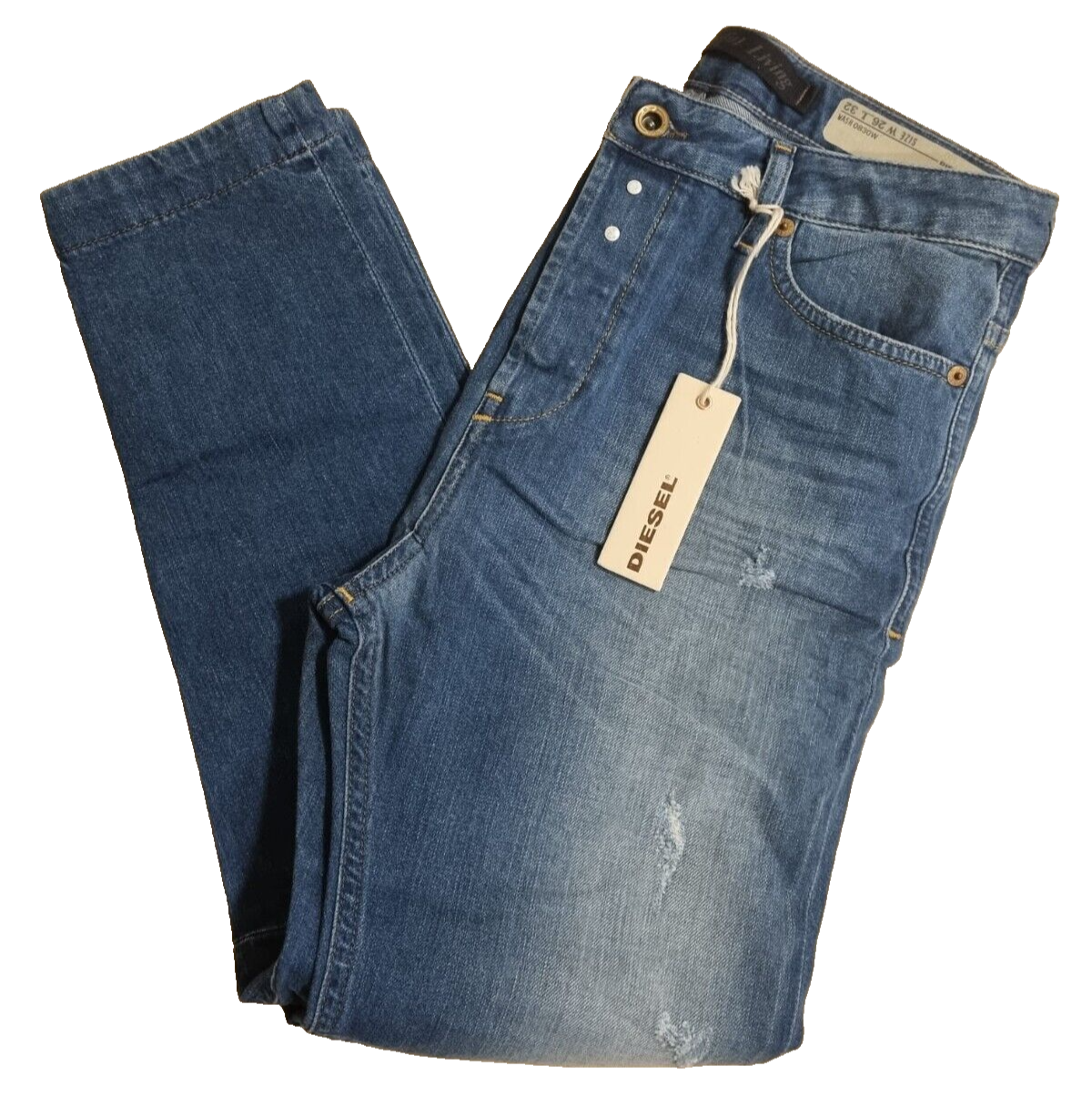 DIESEL Damen Jeans Eazee 00S8NC 0830W Relaxed Boyfriend Low Waist W26 L32 E5