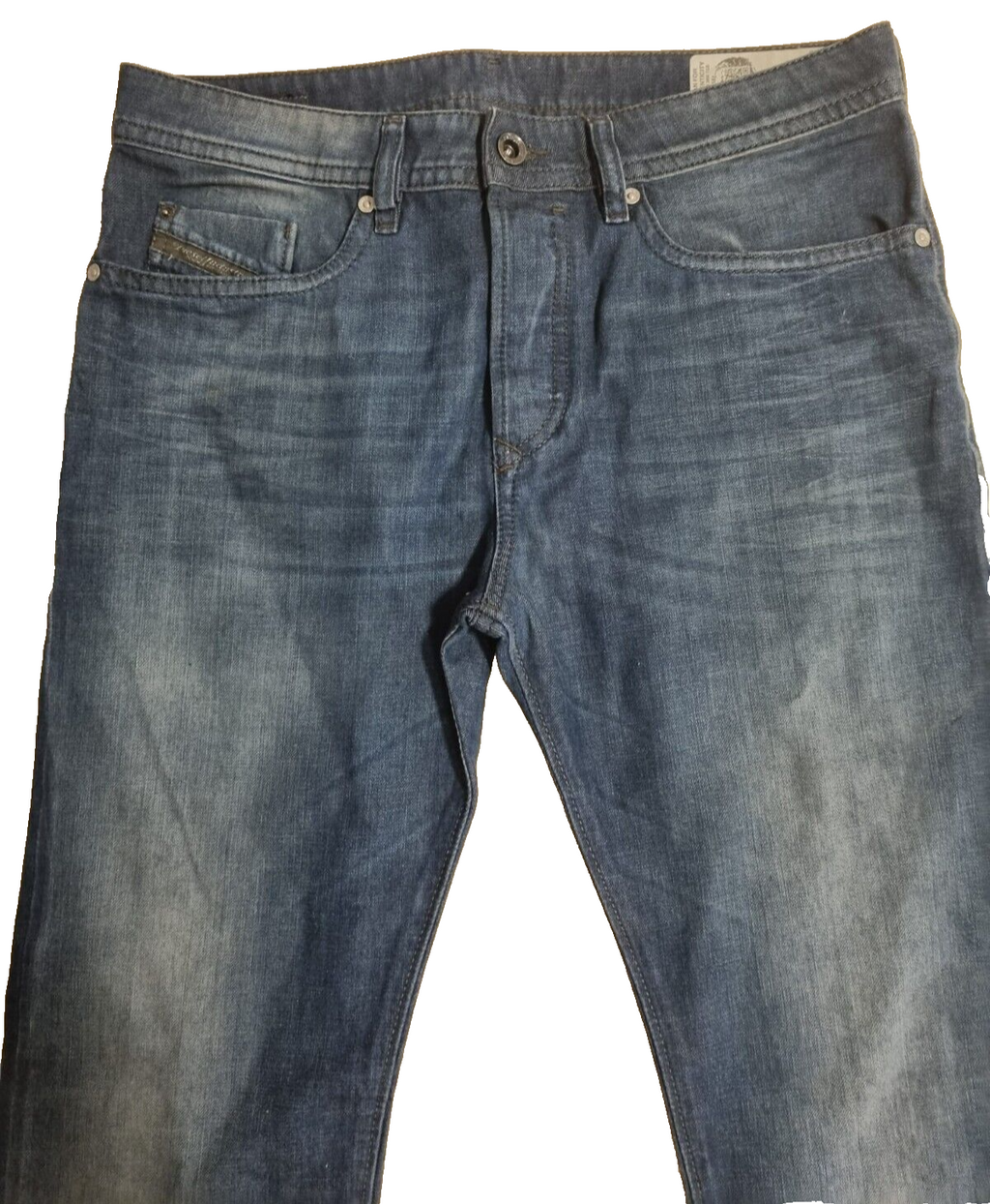 DIESEL Herren Jeans BUSTER 0849B W30 L32 Regular Slim Tapered Dunkelblau E5