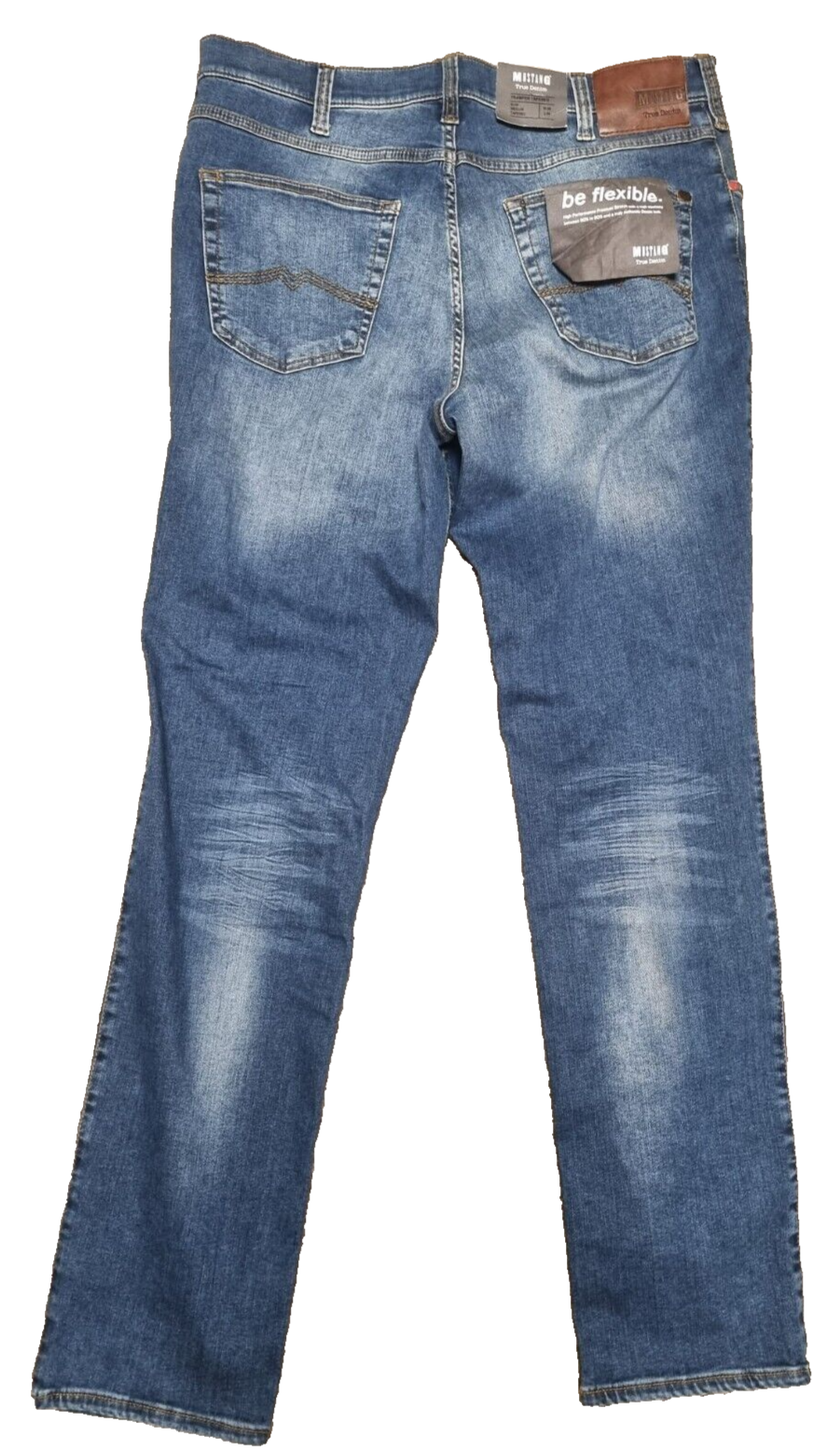 MUSTANG Herren Jeans Tramper Tapered Blau W38 L34 Slim Fit BR1C3