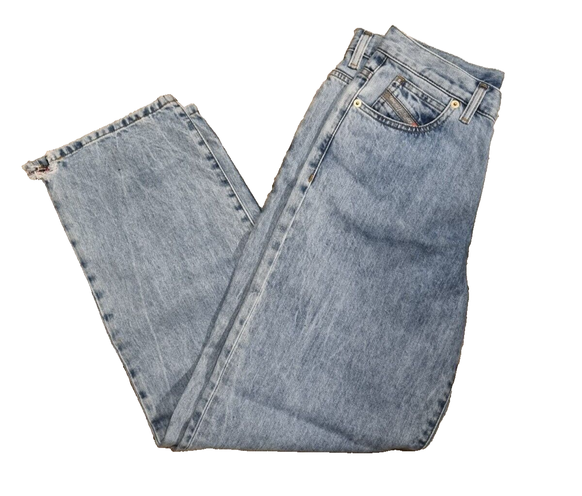 DIESEL Damen Jeans Hose NICLAH W25 L32 Blau 084RE High Waist Regular Straight E6