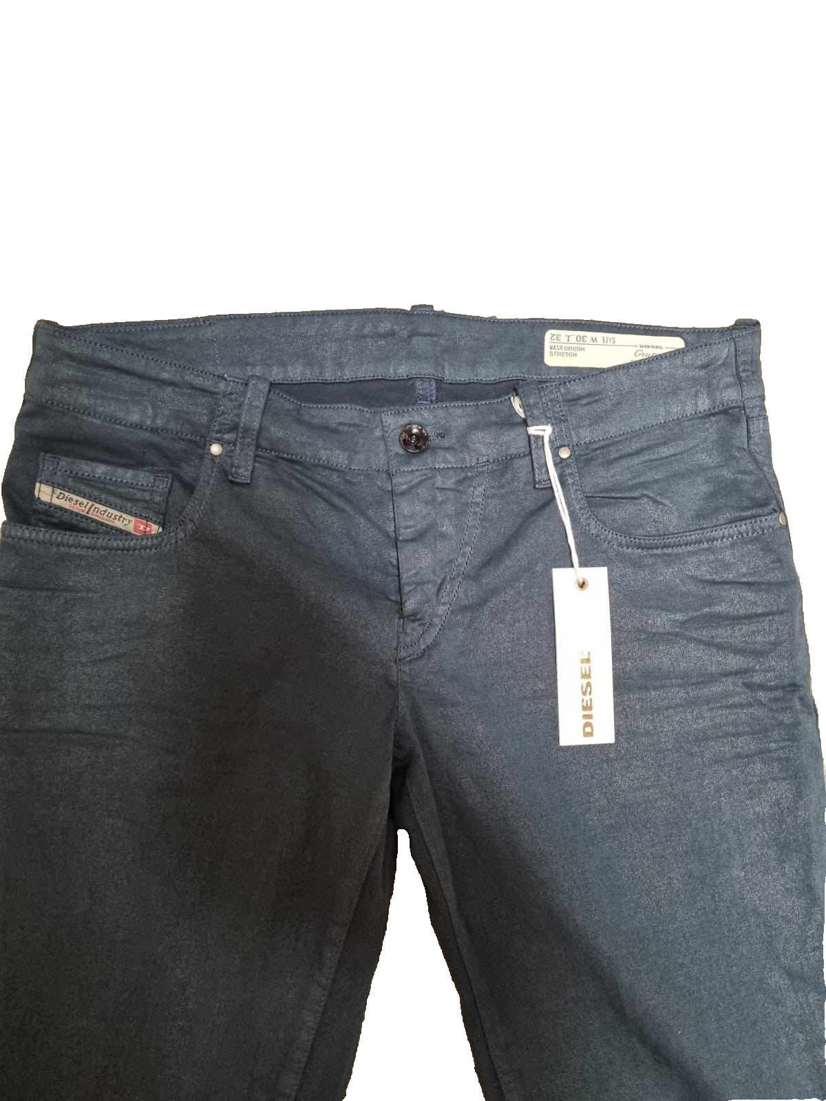 DIESEL Damen Jeans GRUPEE W30 L32 Super Slim Skinny Low Waist Dünner Stoff K2