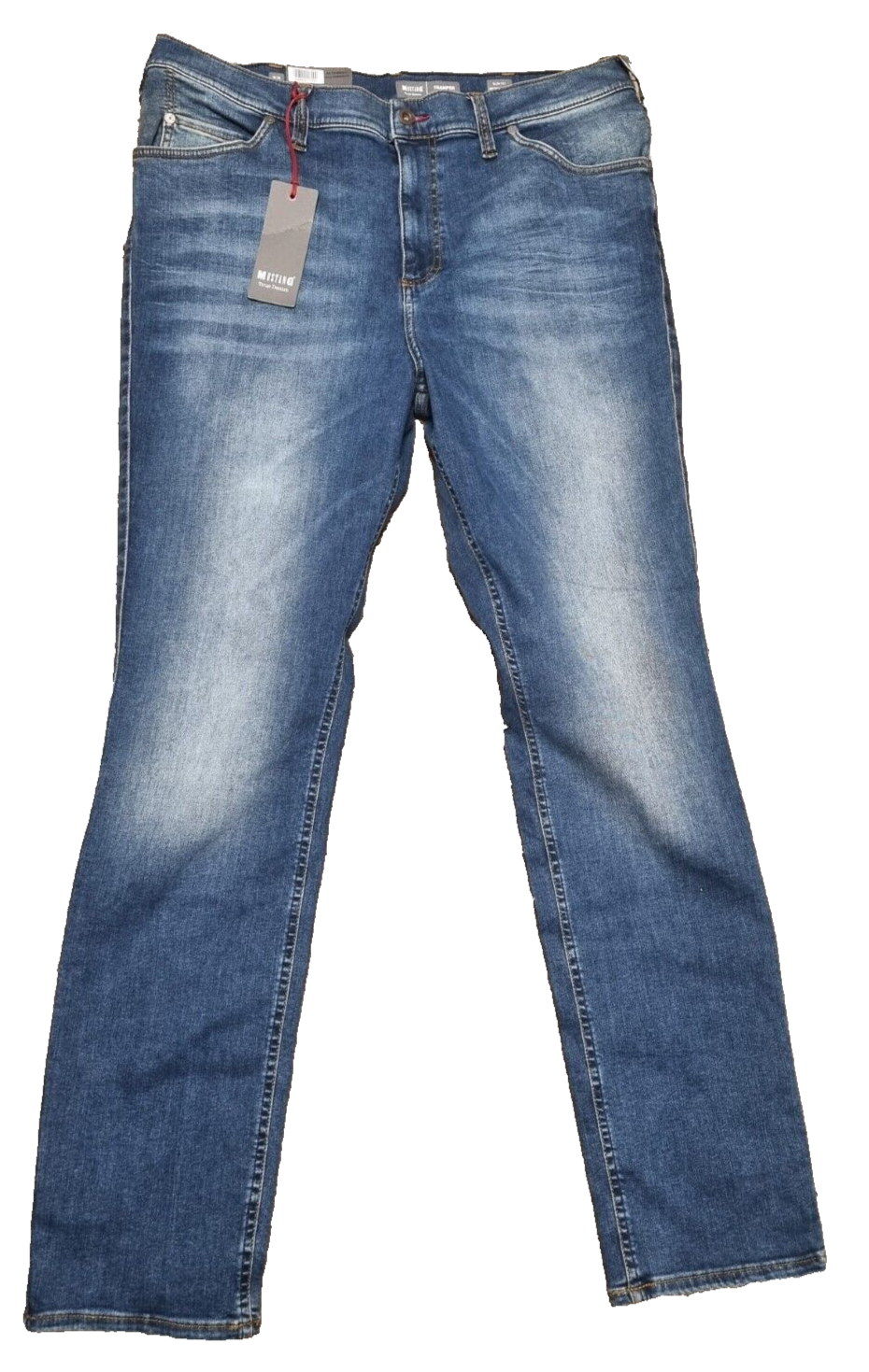 MUSTANG Herren Jeans Tramper Tapered Blau W38 L34 Slim Fit BR1C3