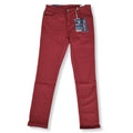 WONDERJEANS Damen Jeans Frauen Hose Women Jeanshose Rot Classic Straight B4C2