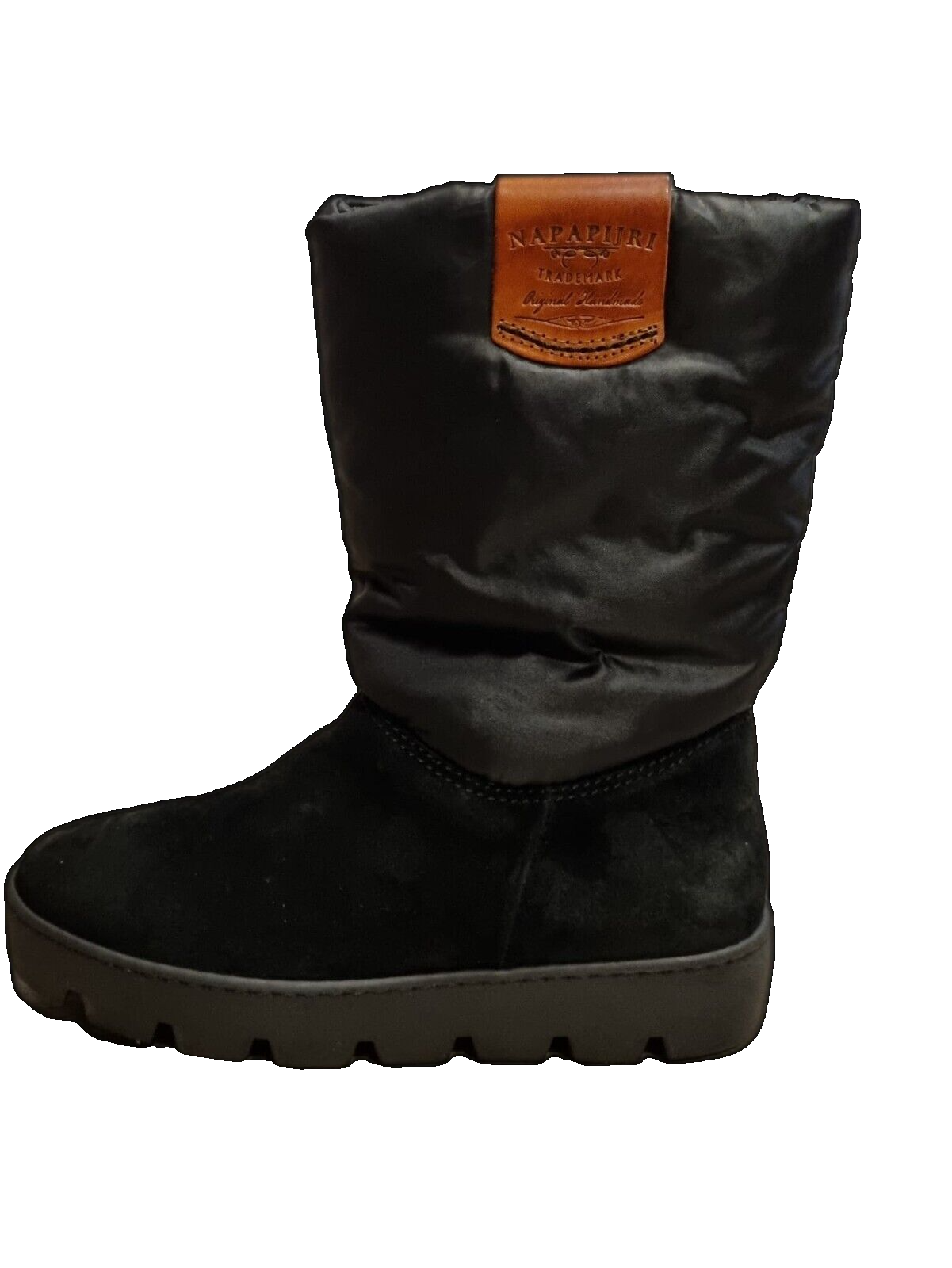 NAPAPIJRI Jenny Damen Stiefel - EU 37 Schwarz Echtleder Gummi-Sohle N00 11743796