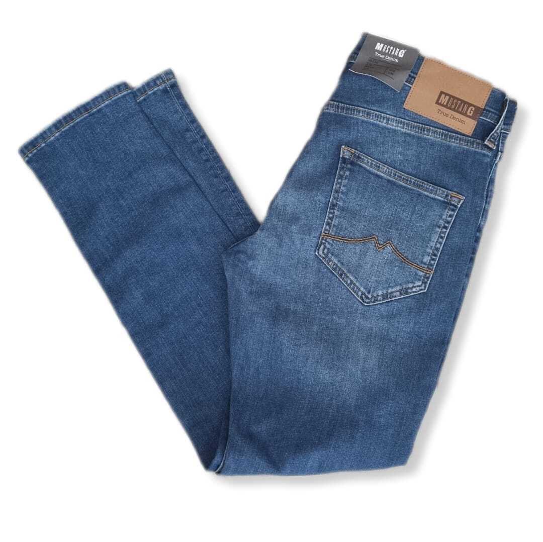 MUSTANG Herren Jeanshose VEGAS Slim Medium Slim 1005372 Jeans Blau 312