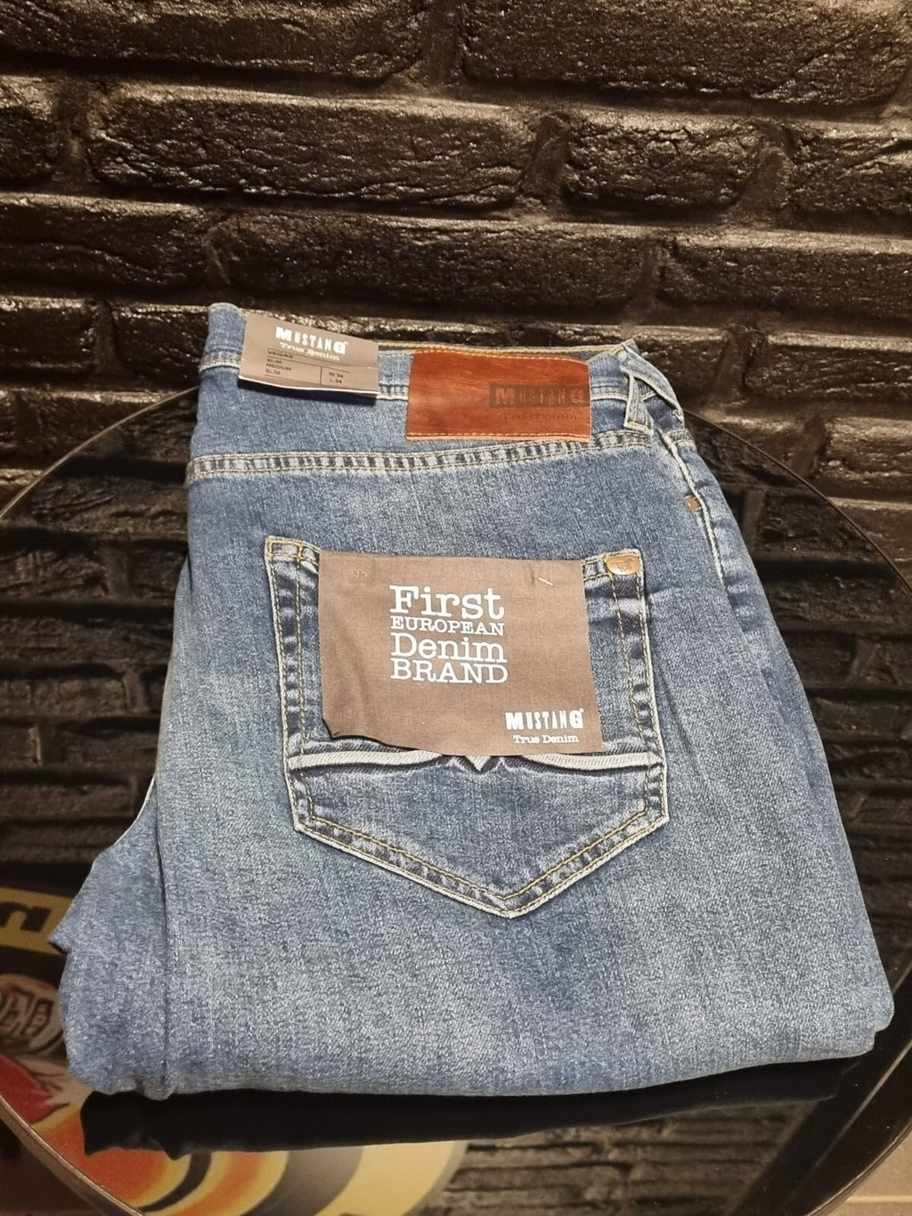 MUSTANG Herren Jeans Vegas Slim Fit W30 W32 W33 W34 W36 W38 Blau - Medium Slim