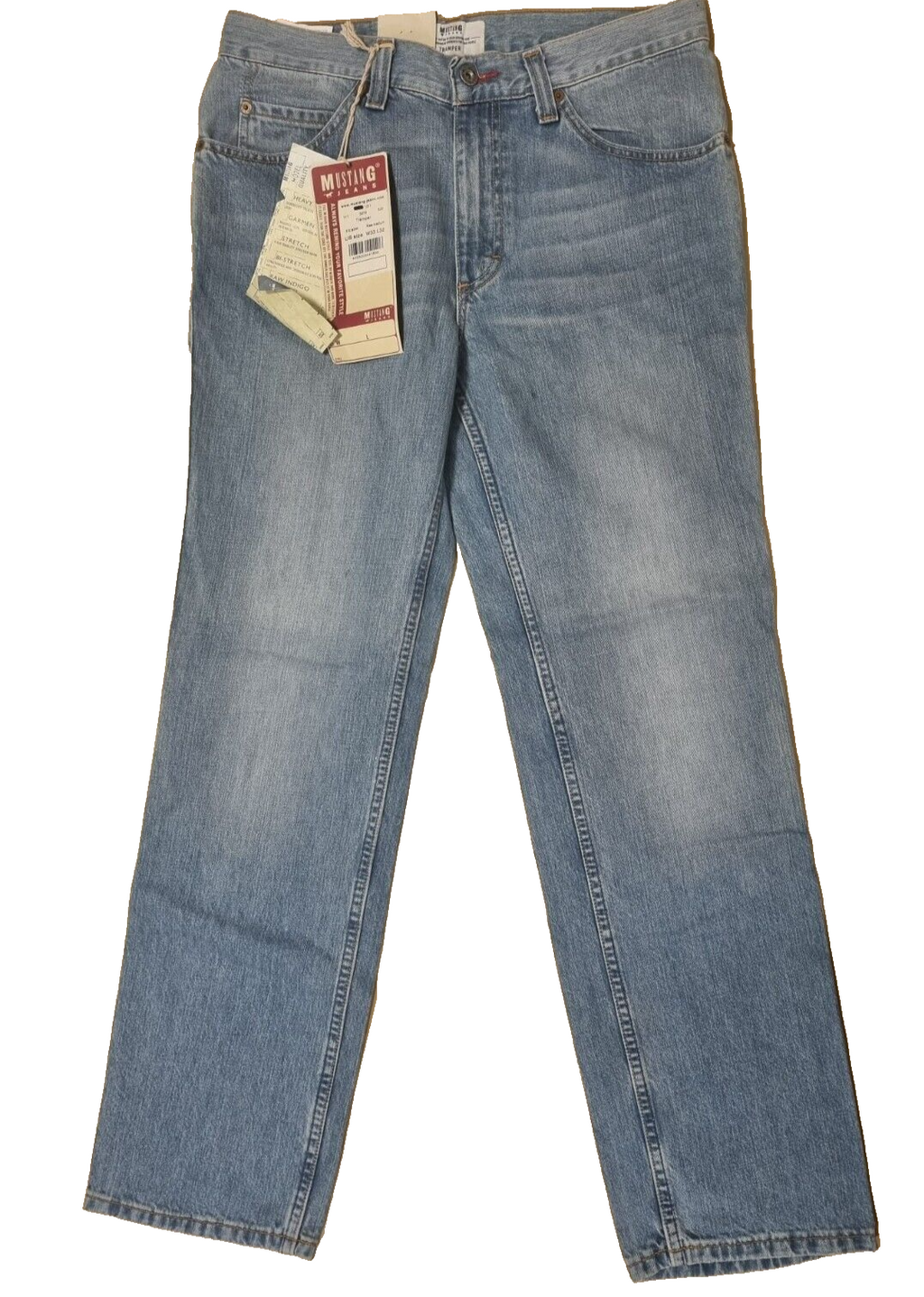 Mustang Herren Jeans Tramper Slim Fit, Medium Rise, W33 L32, Hellblau Denim D6