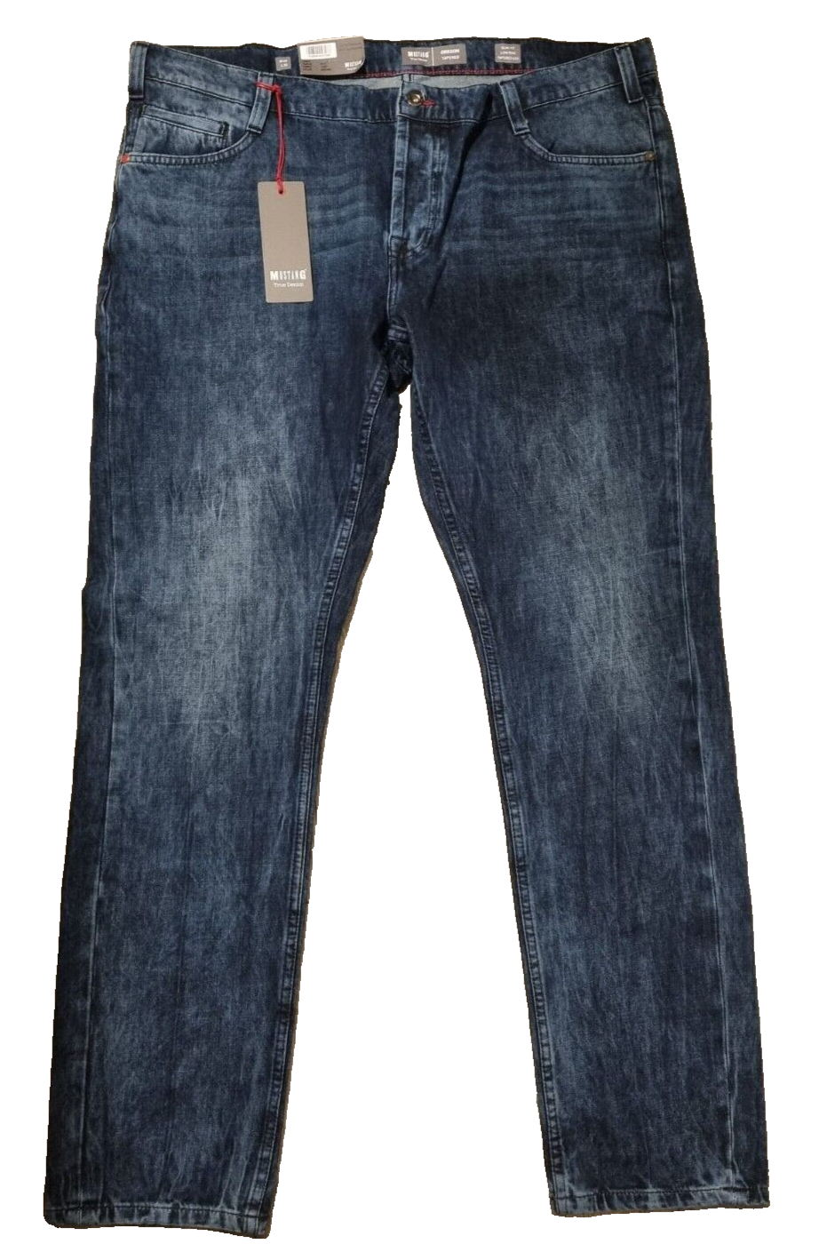 MUSTANG Herren Jeans Oregon Tapered W40 L32 Slim Low Tapered Blau Top Preis X1