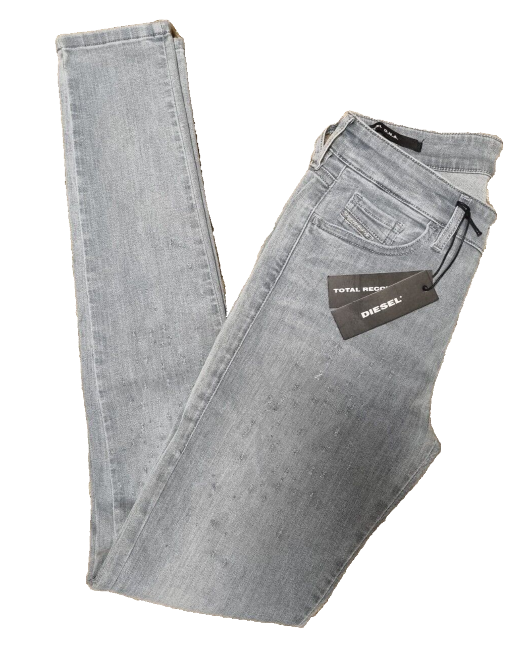 DIESEL Damen Jeans Slandy W29 L34 | Super Slim Skinny | Blau/Grau DENIM BR3E1