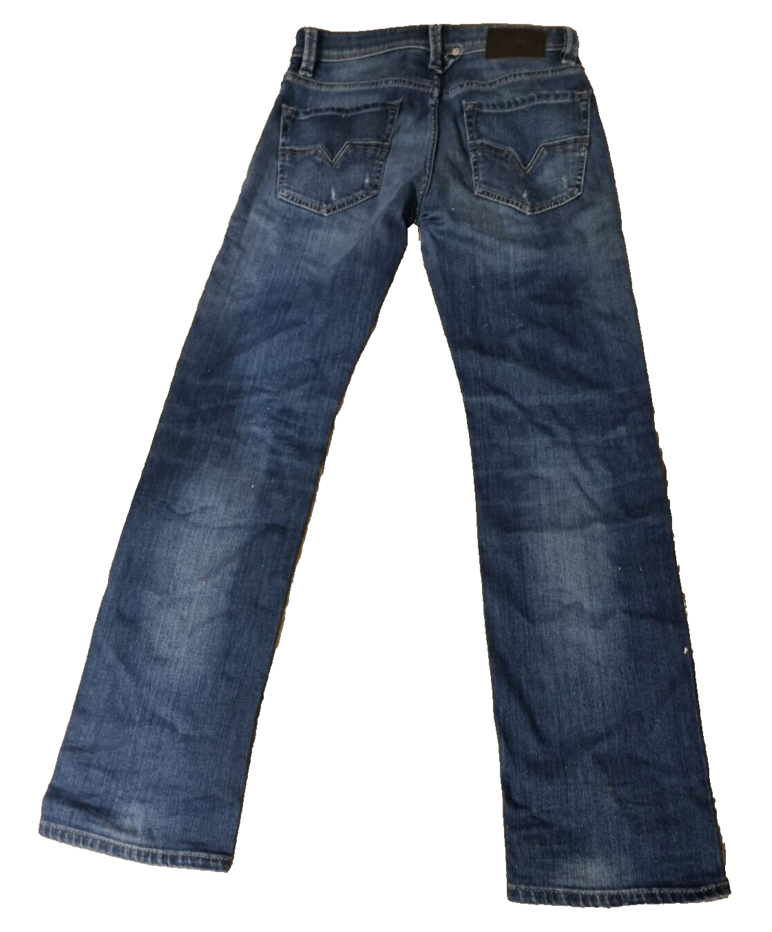 DIESEL Herren Jeans Larkee Regular Straight W28 L30 Blau 084QQ Denim Hose SLR4B1