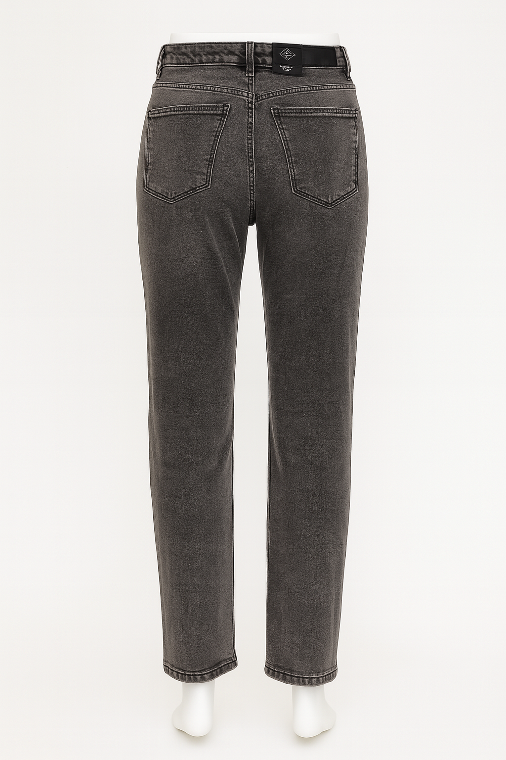 Vero Moda Damen Jeans ANNA VMANNA BA538 DG Straight Leg Mid Rise Grau W26 L32 K9