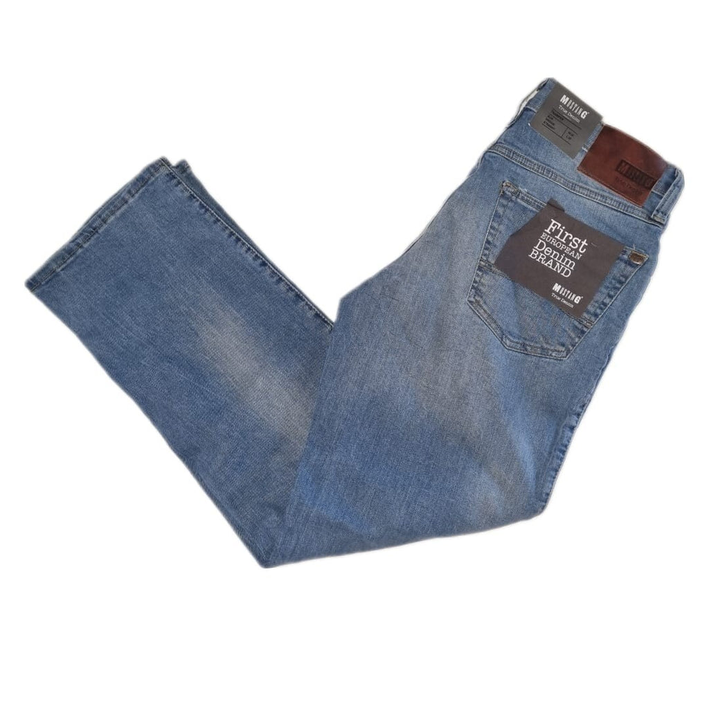 Mustang Herren Jeans Tramper Slim Fit Medium Rise Straight Leg 1005706 5000 212