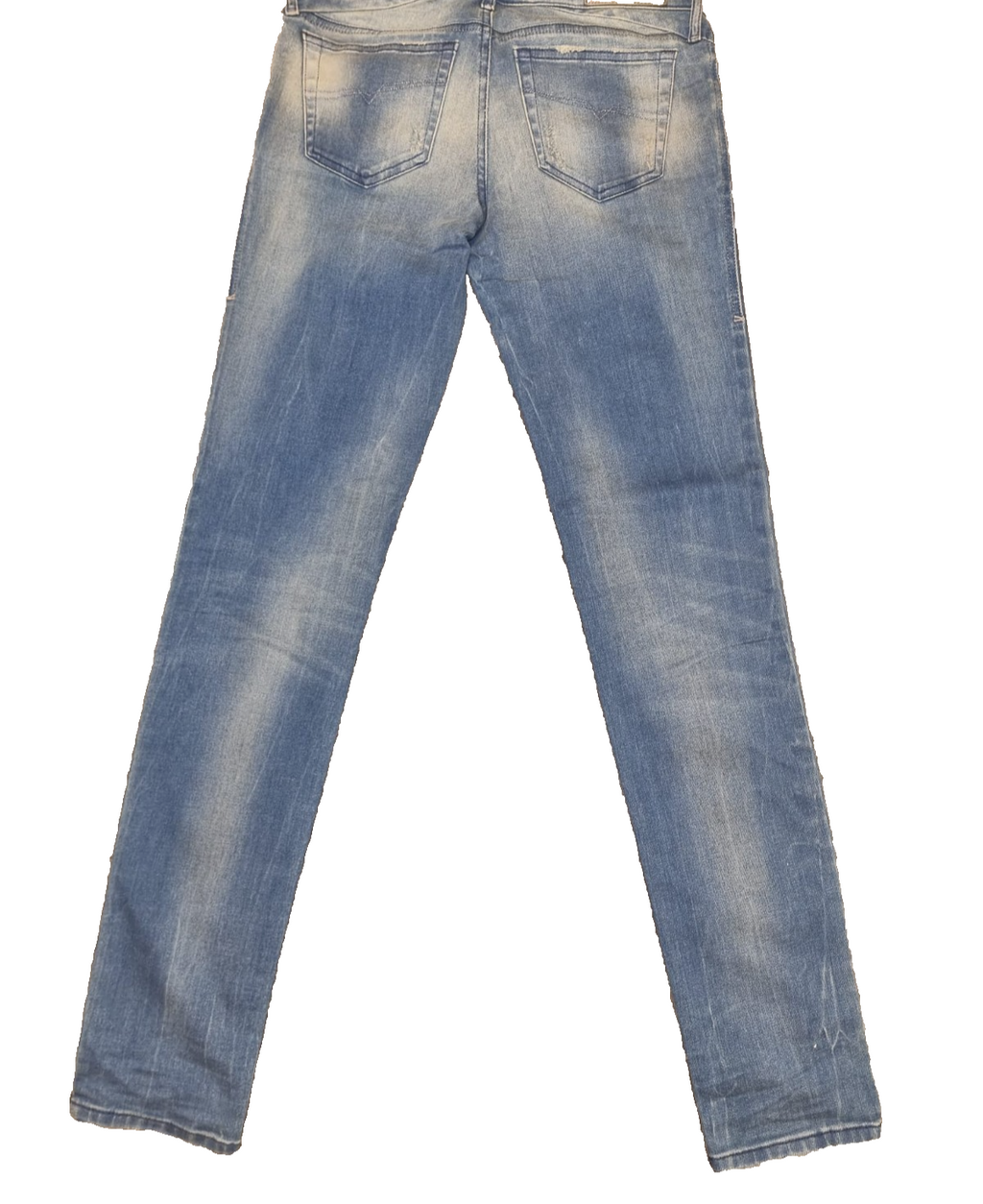 DIESEL Damen Jeans Getlegg W28 L32 Blau Slim Skinny Low Waist 00CSDN 0821U M6