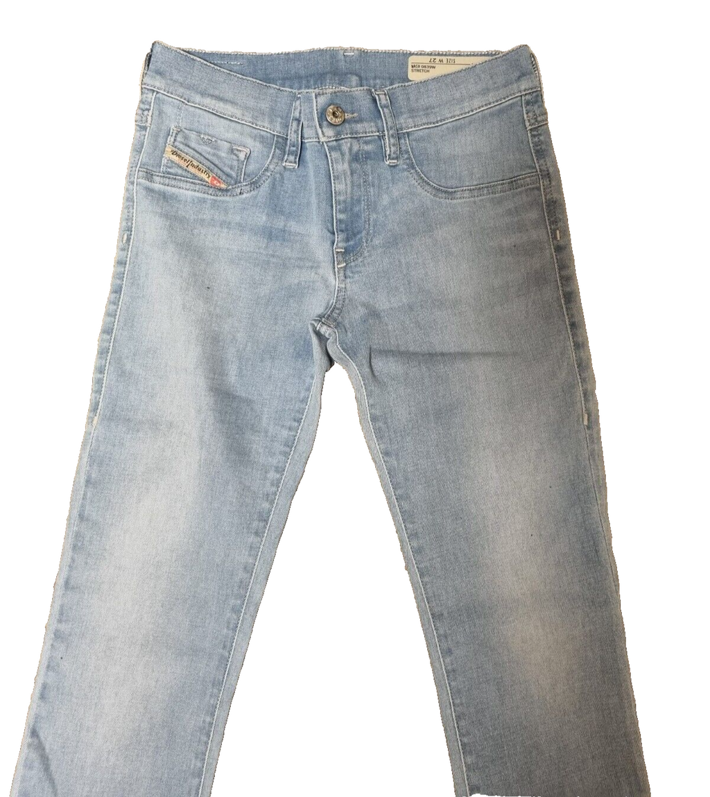DIESEL Damen Jeans Livier-Ankle W27 Hellblau Super Slim Jegging T3-2