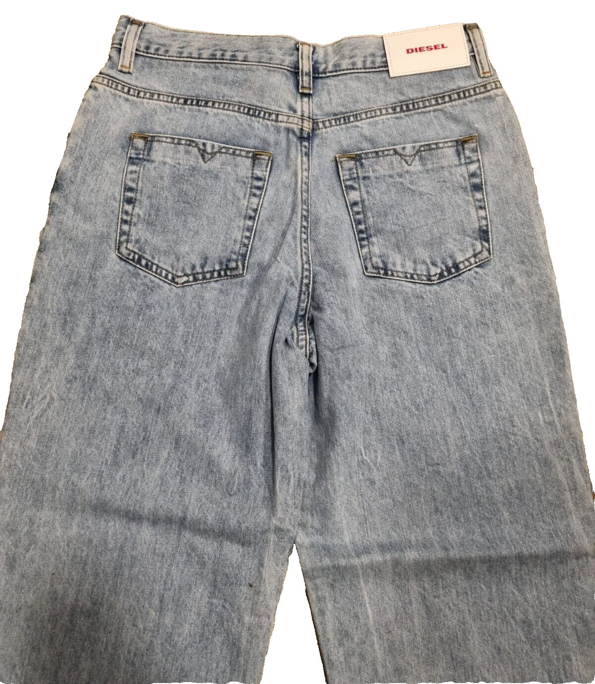 DIESEL Damen Jeans Hose NICLAH W25 L32 Blau 084RE High Waist Regular Straight E6