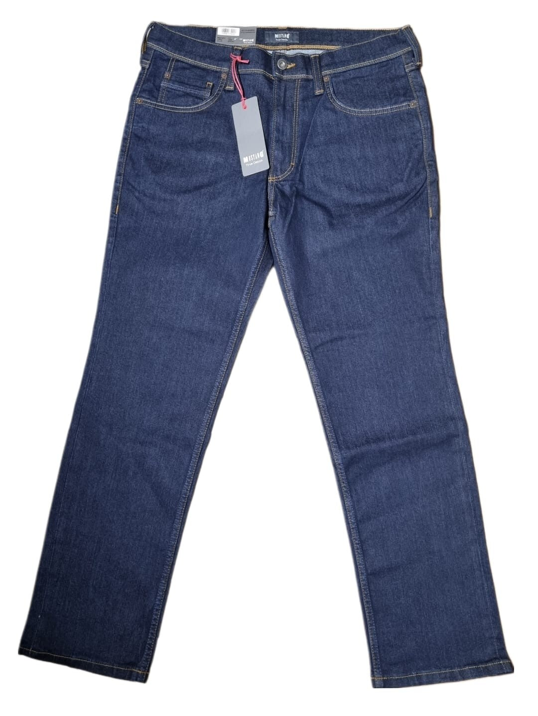 MUSTANG Herren Jeans Washington Slim Medium Slim W34 L30 Dunkelblau BR2E1