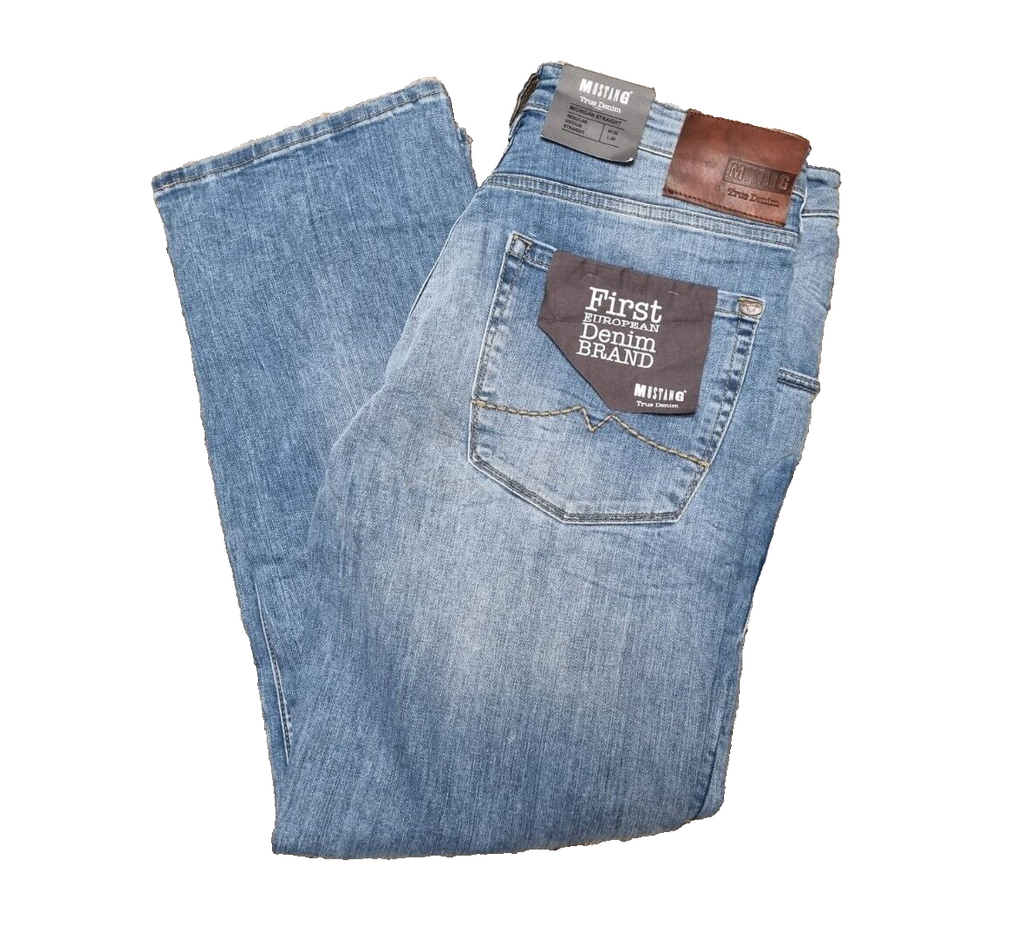 MUSTANG Herren Jeans Michigan Straight | Regular Fit | Medium Rise | Straight Le