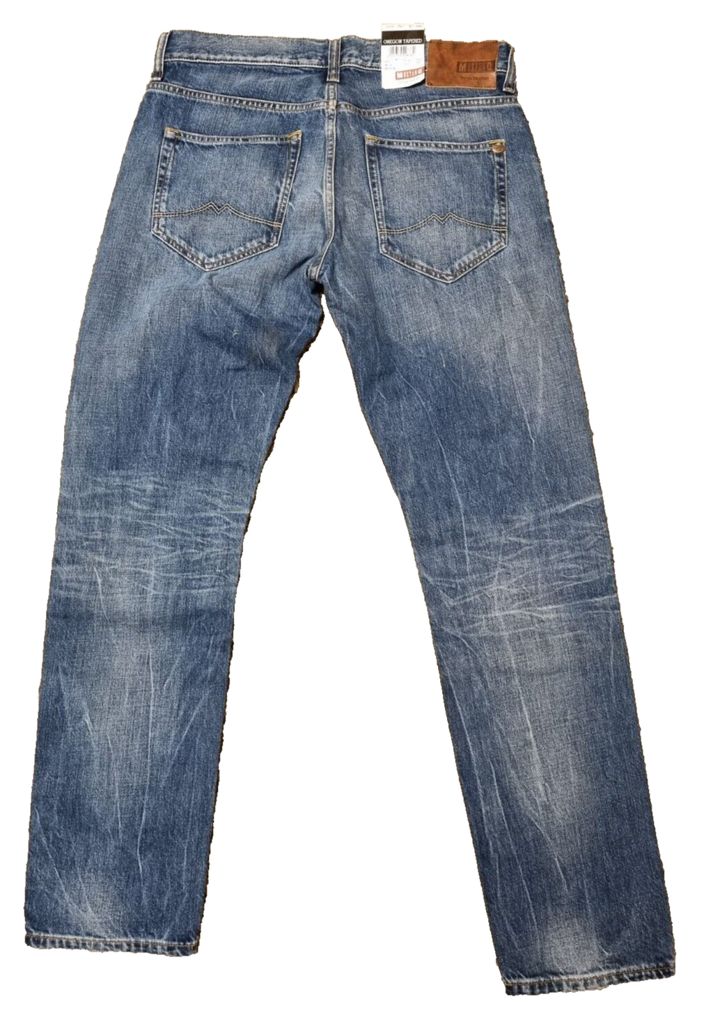MUSTANG Herren Jeans Oregon Tapered W33 L32 | Slim Fit | Blau Denim Hose | BR3E1