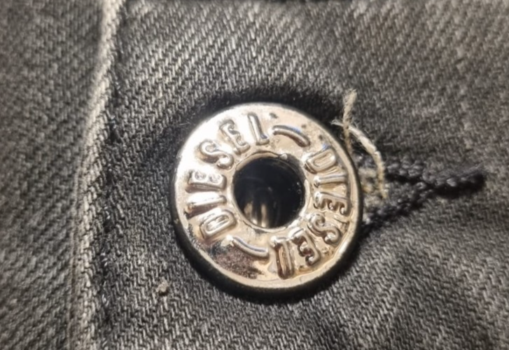 DIESEL Damen Jeans Getlegg W25 L30 Grau Stretch 00CSDM 0607Z Slim Skinny