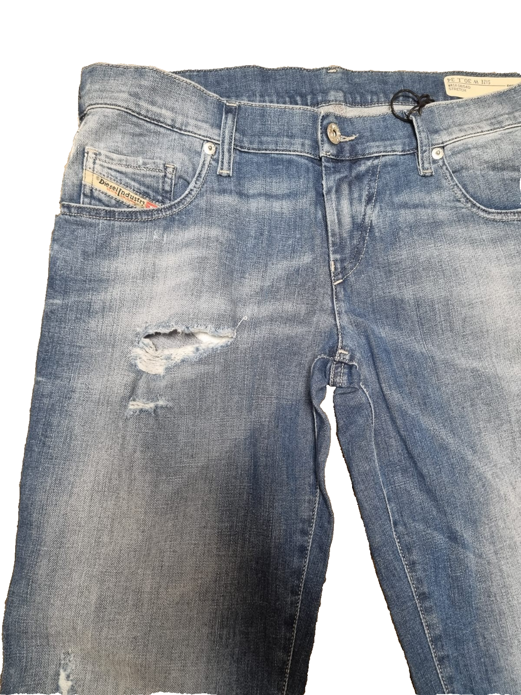 DIESEL Damen Jeans GRUPEE W30 L34 Blau Super Slim Skinny Low Waist Stretch K2