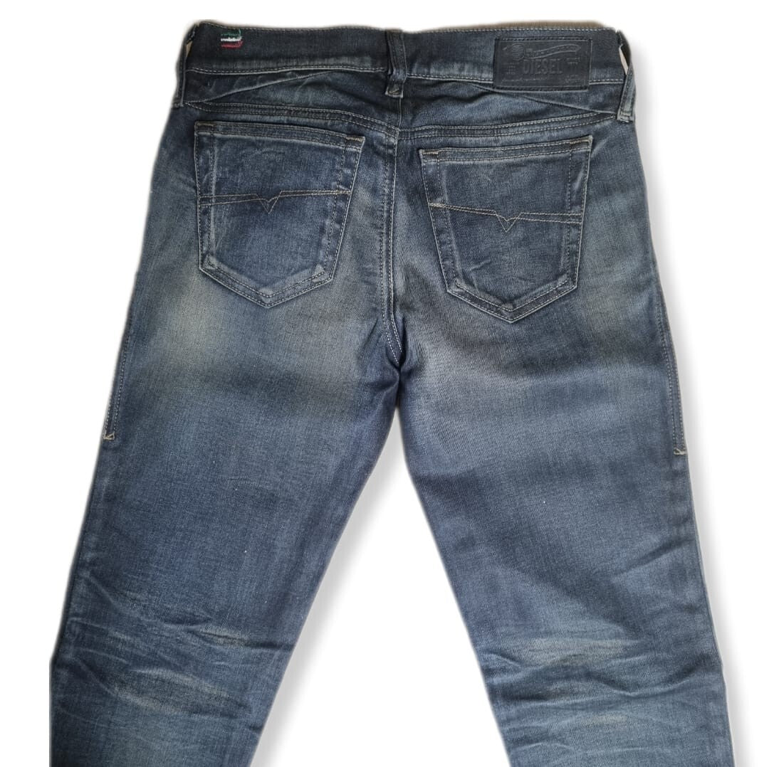 Diesel Damen Jeanshose Blau 00CSN 0812Y W27 L32 Slim Skinny Low Waist